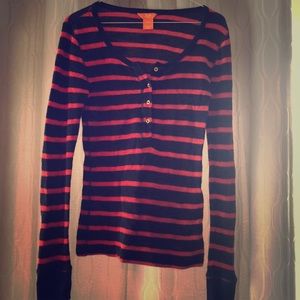 Joe Fresh low neck long sleeve T